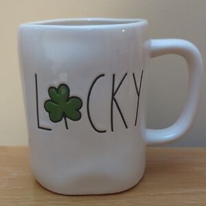 Rae Dunn "Lucky" mug brand new